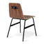 Upholstered Stool with Metal Frame-628275125-628275122