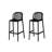 Modern And Simple Stackable Plastic High-Legged Backrest Bar Stools-84648896