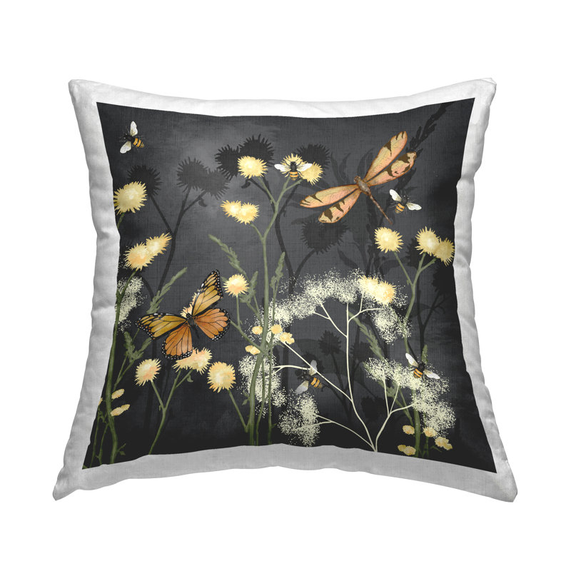 Floral Throw Pillow