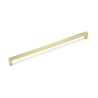 Satin Brass Slim Squared D-Bar Handles 