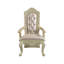Fauteuil capitonné couleur champagne-100098359