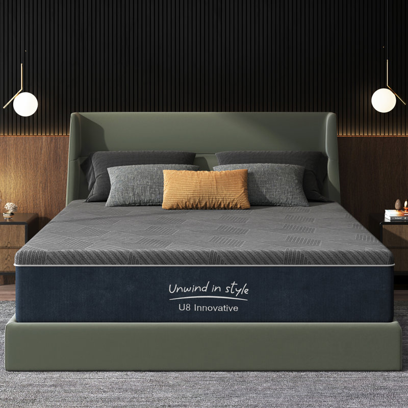 10 Inch Gel Memory Foam Mattress Queen Size, Medium Firm Pressure Relief, CertiPUR-US Certified, with Removable Washable Cover, Mattress in a Box