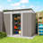 7' x 3.6' Metal Storage Shed-130785169-130785170