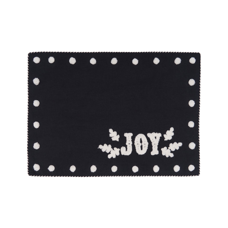 Ensemble de 4 napperons Nordic Joy Onyx