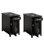 Ensemble de 2 tables de bout et station de charge Callison