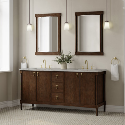 Kinnsden 72" W Double Vanity