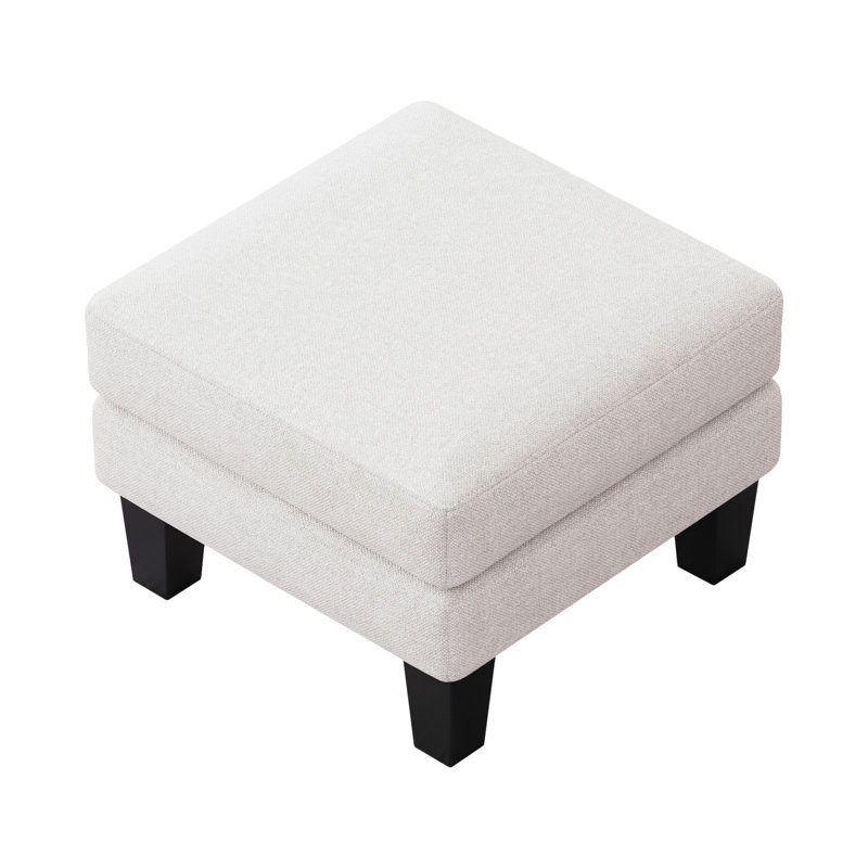 Fabric Ottoman Beige