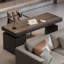 Smoky colour Rectangular Solid Wood desks-1760891760-1760891765
