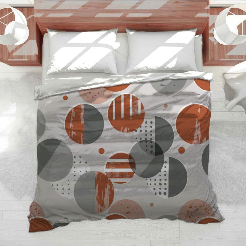 Abstract Circles Cool Cotton Blend Comforter, King Comforter