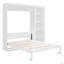Lit escamotable double pleine grandeur avec tablettes (lit)-336779510