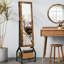Armoire pour bijoux avec miroir autoportante