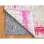 Tapis oriental 2 pi x 3 pi 2 po ivoire et rose, motif en soie avec laine texturée, moderne, noué à la main 8D98E35713C94729A9CECA2D6C9E3923