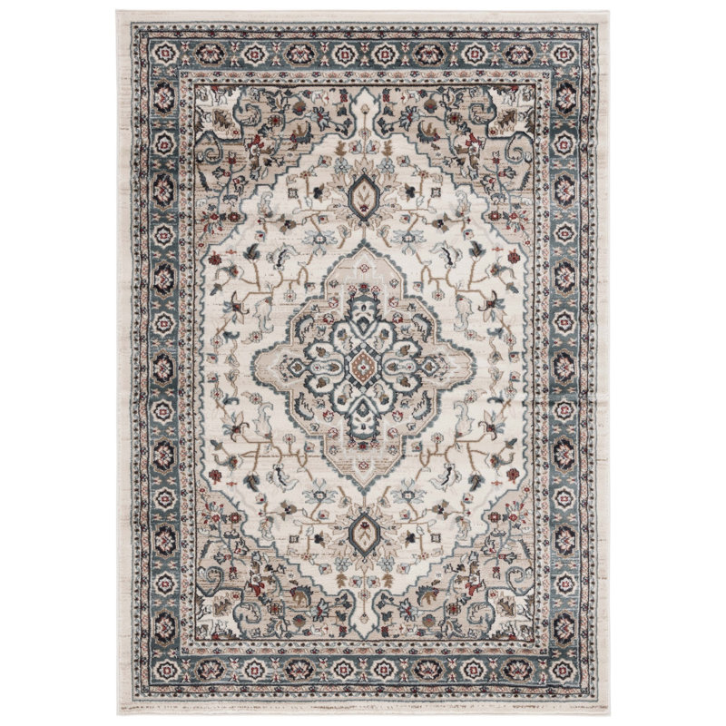 Tapis performance oriental Klose, Rectangle 5 pi 3 po x 7 pi 6 po, Cream/Beige