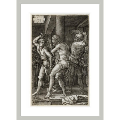 «The Flagellation» par Albrecht Dürer, impression giclée sur cadre