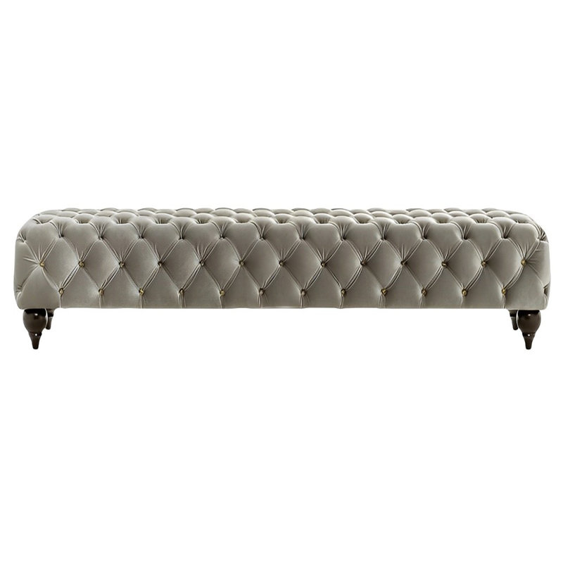 Banc de rangement Lannis, H 17,71 po x l 70,86 po x P 19,68 po