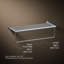 Kumin Hotelier Accent Shelf with Towel Bar-376132236