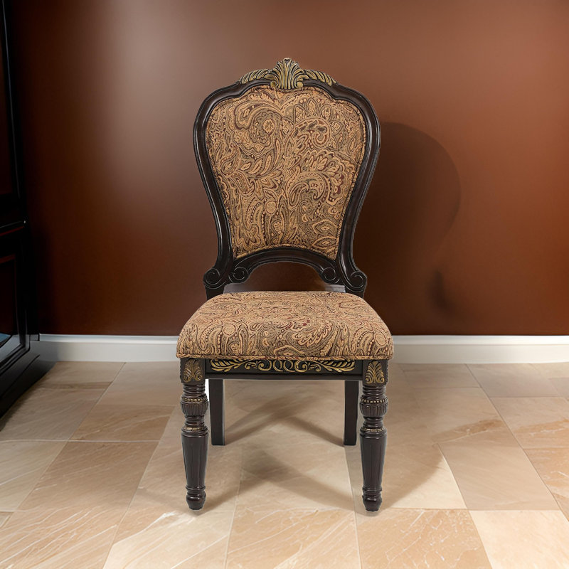Chaise de salle à manger rembourrée Gambhiri