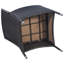 Chaise de patio avec coussin Duchesne