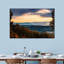 Blue Ridge Mountain Sunrise sur toile-1990089128