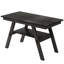 Ensemble de table de salle à manger 6 pièces à hauteur de comptoir avec tablette de rangement, ensemble de table de cuisine avec banc et 4 chaises, style rustique-2072432868