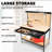 63" Workbench With Drawers And - 300lbs Capacity Table For Garage Steel Construction, Waterproof, Rust- Workshop Frame, Rust Prevention