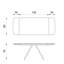Brillion Extendable Oval Glass Top Metal Base Dining Table-1601256415