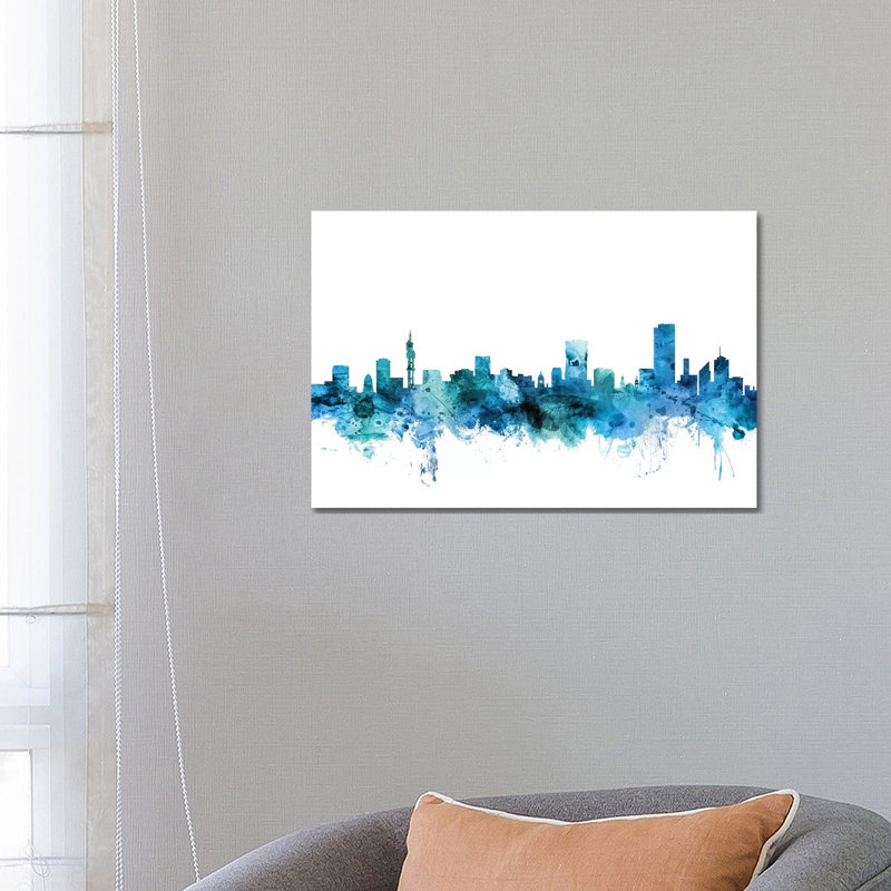 Pretoria, South Africa Skyline by Michael Tompsett - Wrapped Canvas Gallery-Wrapped Canvas Giclée