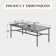 Rectangular Steel Outdoor Dining Table