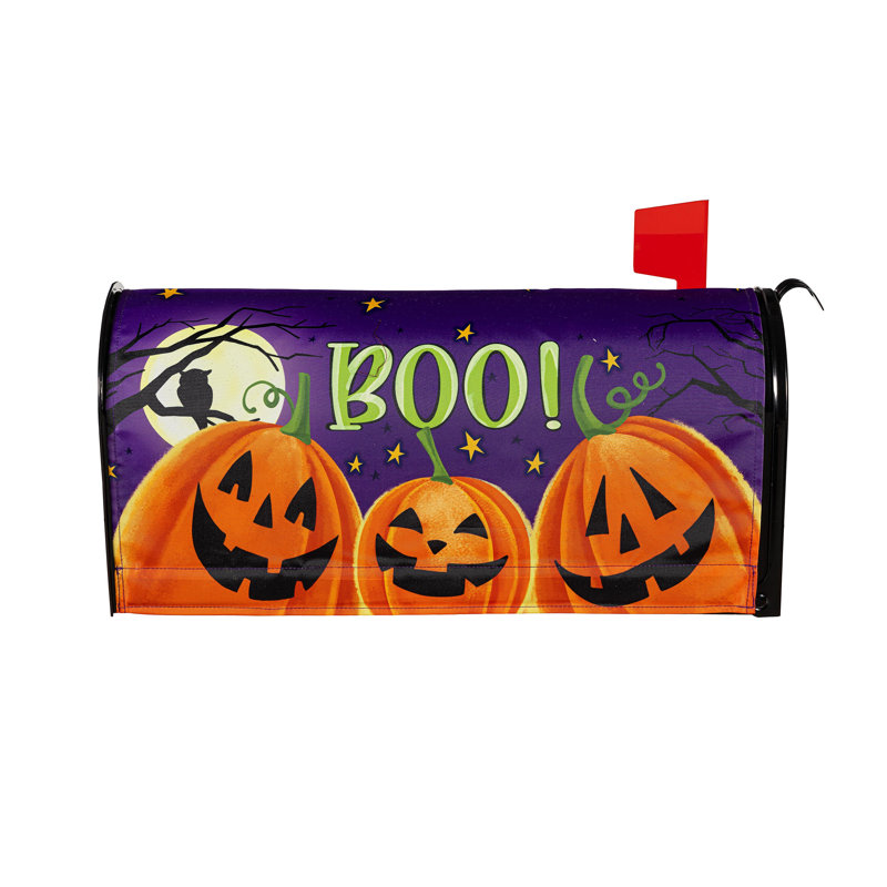 Couvercle de boîte aux lettres Pumpkin Boo