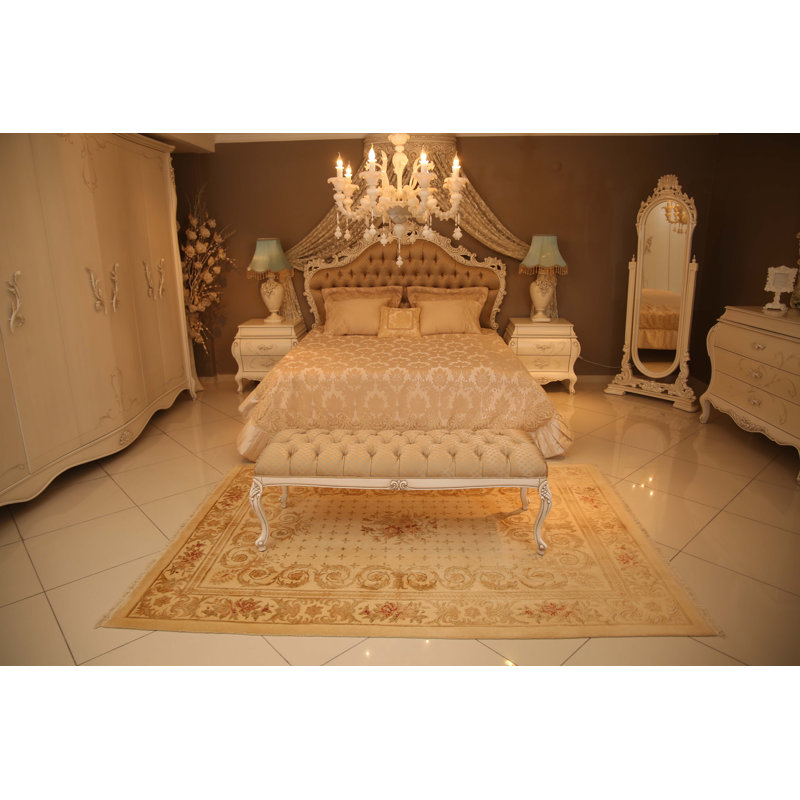 Bei Wool Oriental Area Rug, Rectangle 3'1" x 4'11"