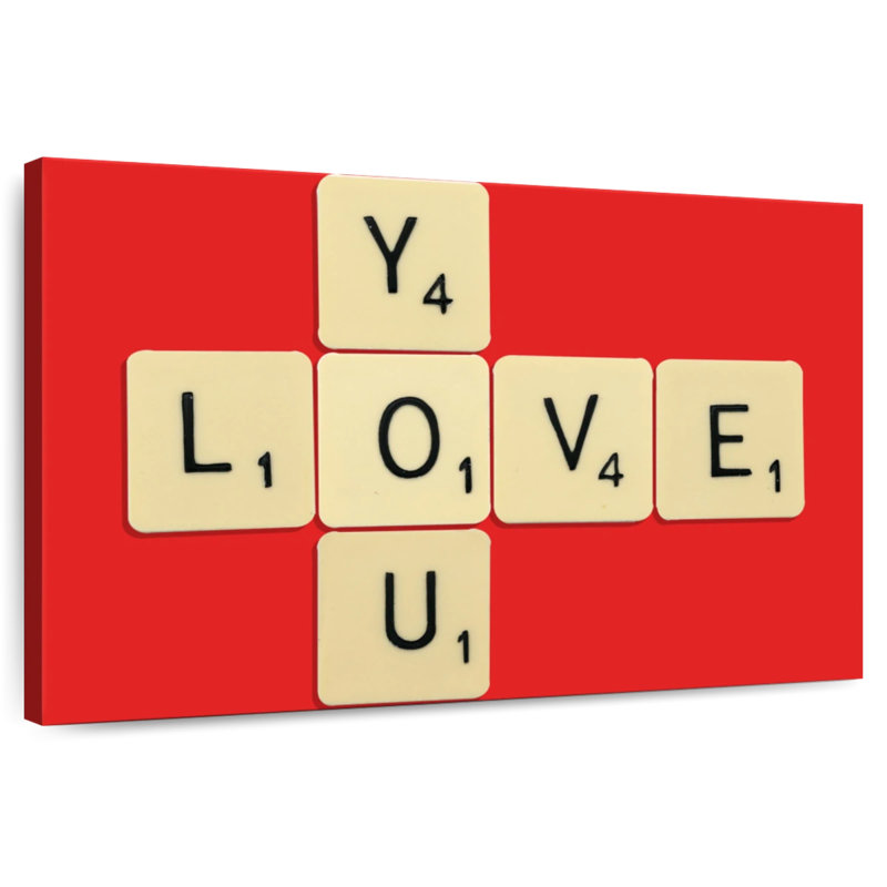 Tergel Love You, H 30 po x l 45 po