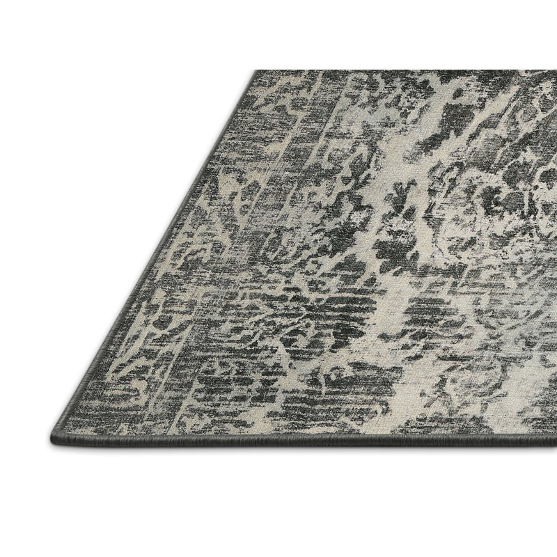 Tapis gris clair Dedmon, Rectangle 5 pi x 7 pi