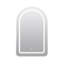 Aishwarya 51cm Wx 80cm H x 11.5cm D Arched Bathroom Medicine Cabinet with LED Mirror-1255608040