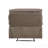 Light Brown Recliner With Pillow Top Arm