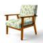 Chaise rembourrée Coastal - Fauteuil Fern Whisper Green-1534298481