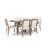 6 - Person Four Leg Dining Set