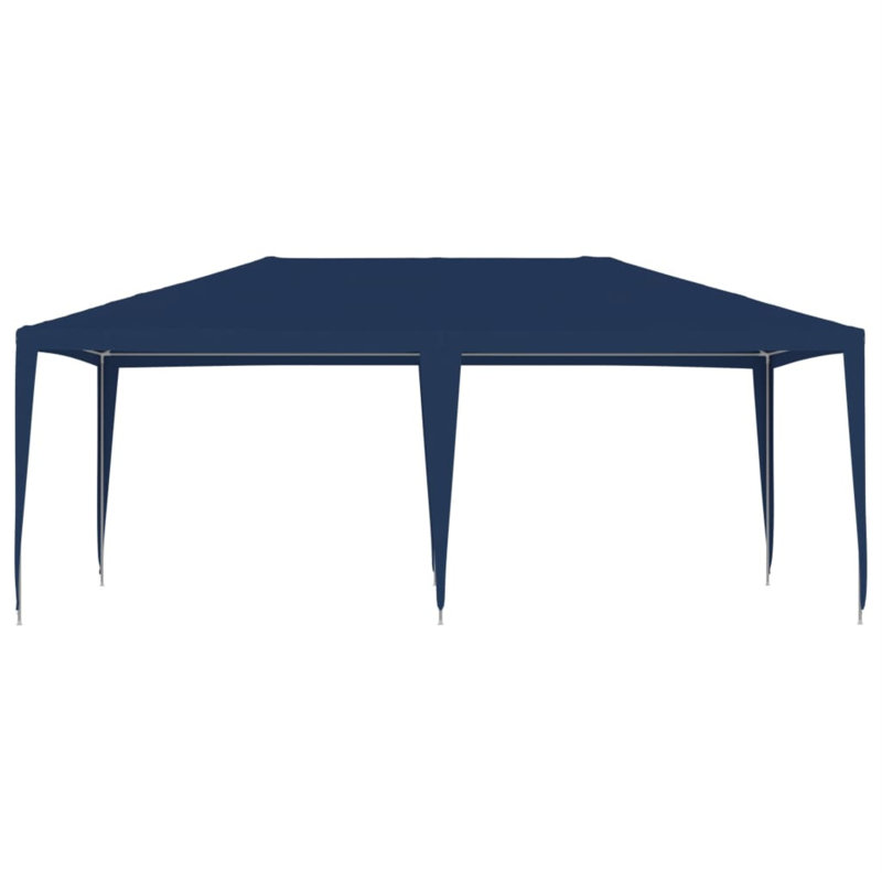 Tente de réception en polyéthylène bleu vidaXL 13 x 20 pi résistant aux rayons UV, Bleu, Bleu