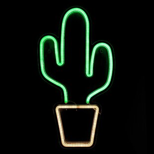 Green Alien LED Neon Signs Hat Cat Ghost Hanging Wall Art Decor