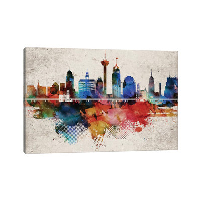 San Antonio Abstract - Print on Canvas
