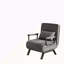 Chaise pliante, canapé-lit convertible confortable, lit pliant 5 en 1 avec dossier et coussin réglables à 5 positions, chaises simples au sol, futon douillet pour les petits espaces, bureau