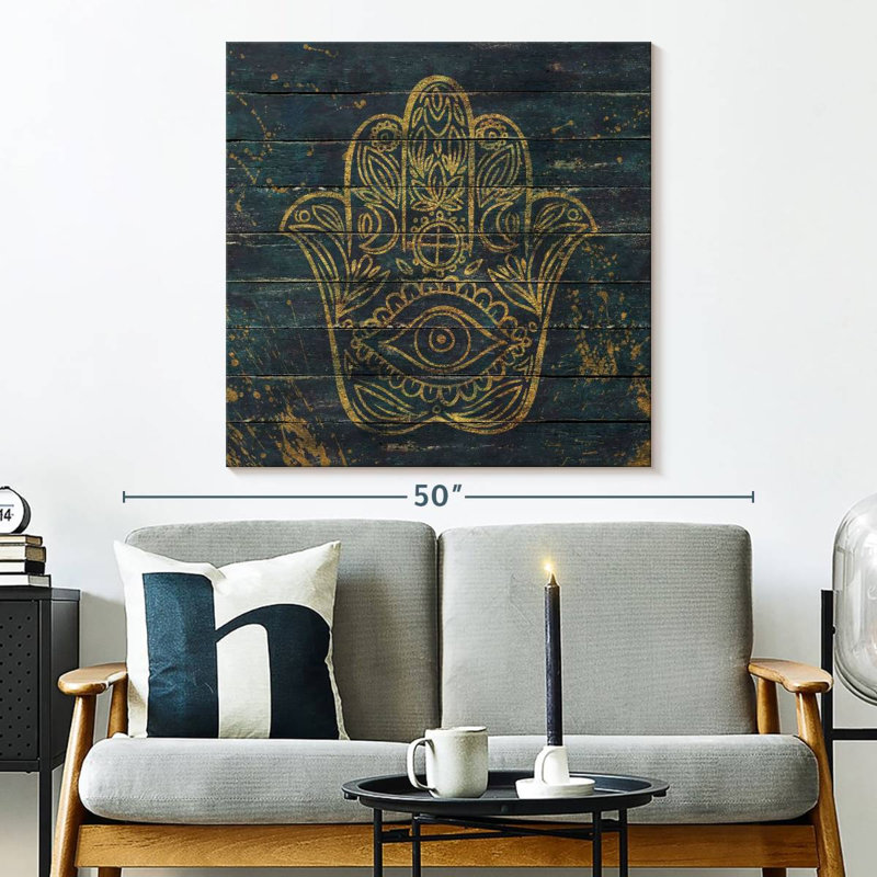 Adella Hamsa, 33" H x 33" W
