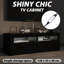 Letizia TV Cabinet with LED Lights 120x35x40 cm-1015337623