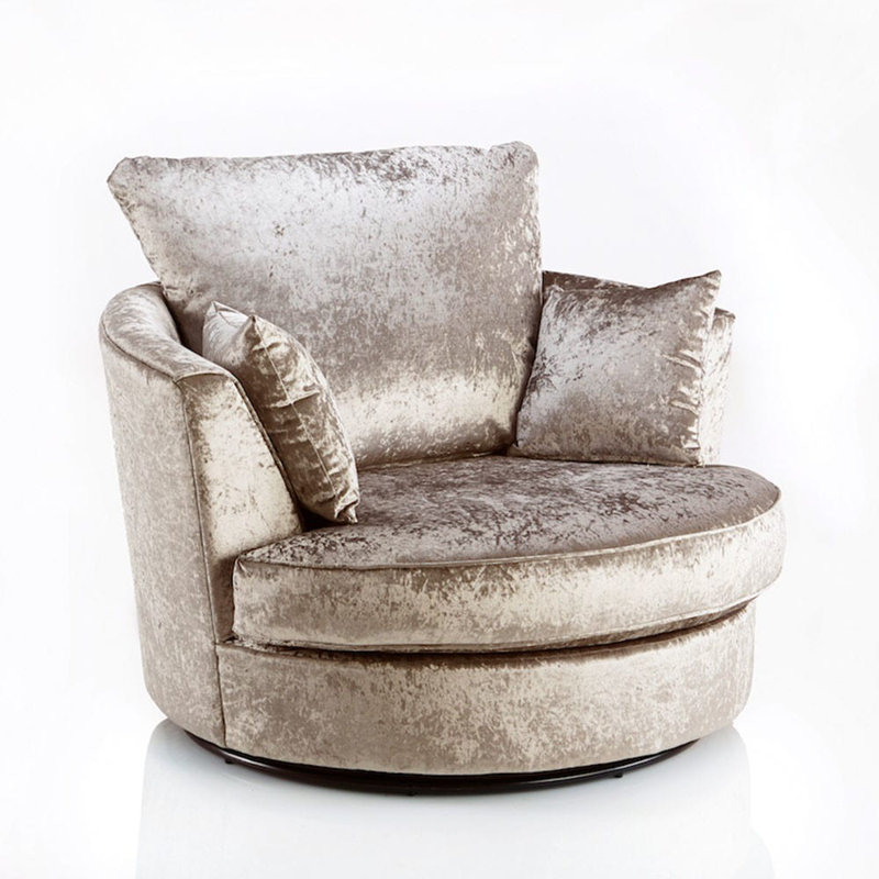 Padilla Swivel Tub Chair, Mink