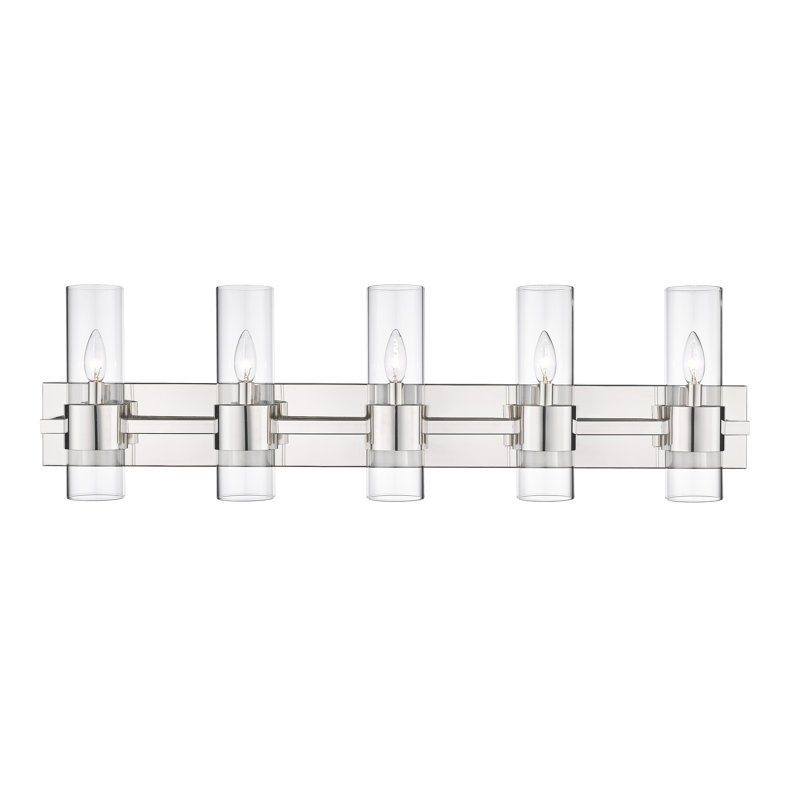 Minatare 5 - Light Dimmable Vanity Light, Polished Nickel