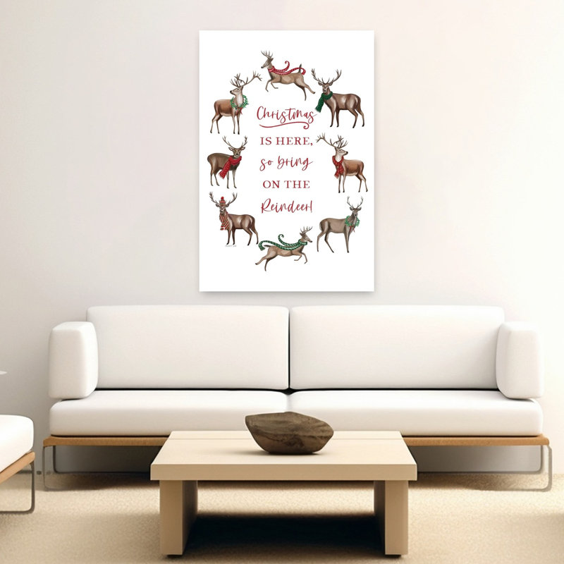 Bring On The Reindeer, H 60 po x l 40 po