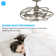 Velarde 27'' Ceiling Fan with LED Lights