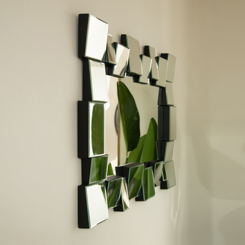 Miroir Reage, miroir décoratif mural en polyuréthane
