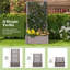 150cm H x 76cm W Plastic Lattice Panel Trellis