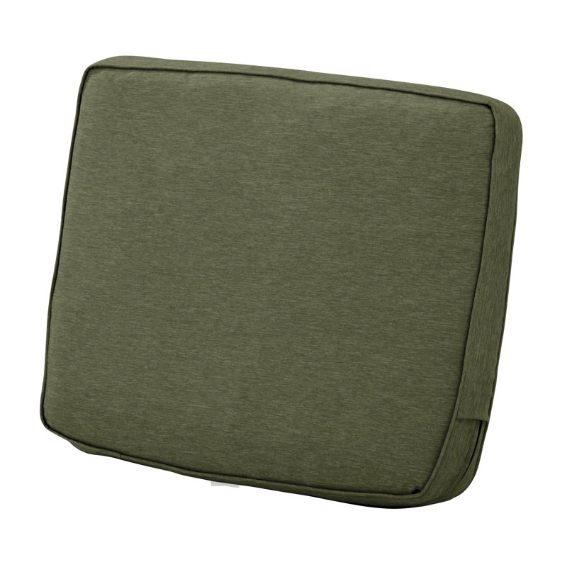 Pina Outdoor Lounge Chair Seat Cushion, Heather Fern Green, 4" H x 25" W x 18" D