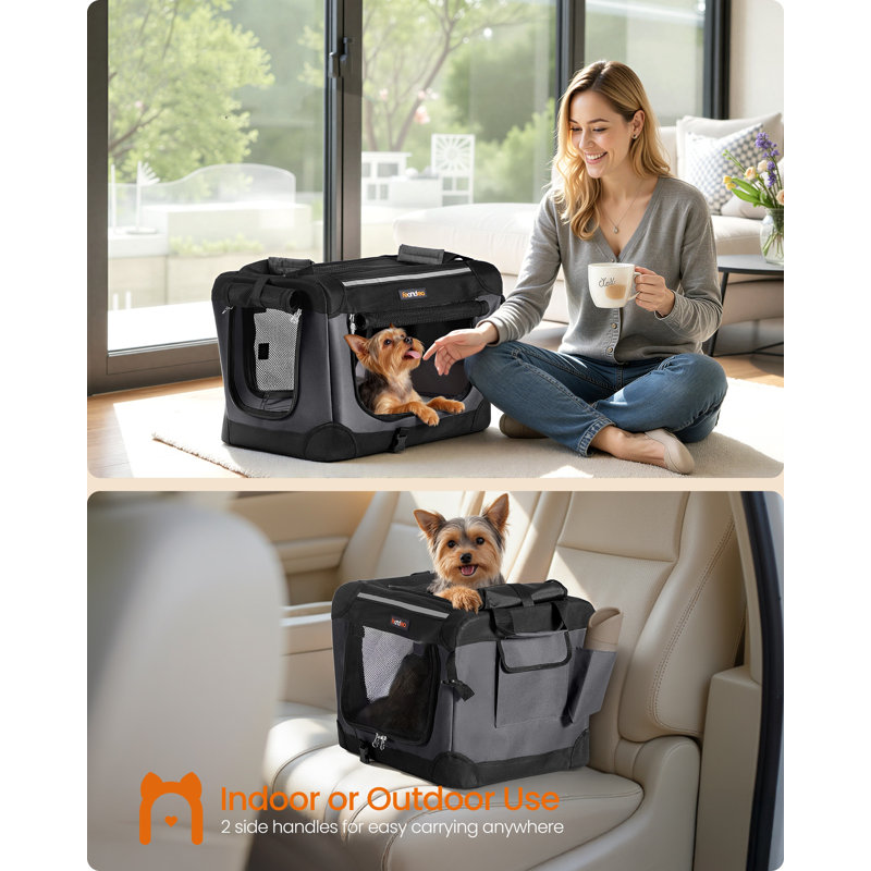 Canvas Collapsible Pet Crate